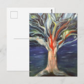 Briefkaart voor het schilderen van Life-olie (Voorkant / Achterkant)