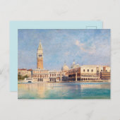  Briefkaart voor het schilderen van Venetië (Voorkant / Achterkant)
