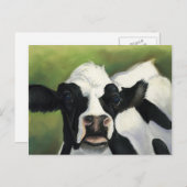 Briefkaart voor het sluiten van koeien (Voorkant / Achterkant)