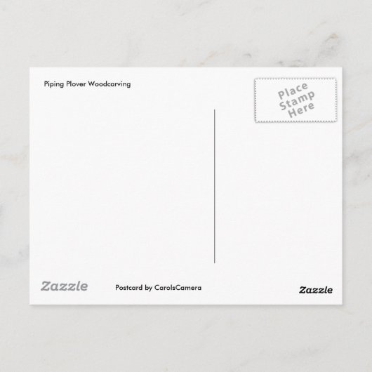 Briefkaart voor het uitlooppijp (Achterkant)