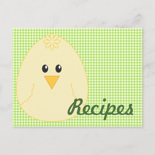 Briefkaart voor het verzamelen van kippen (Voorkant)