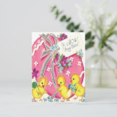  Briefkaart voor Hi Happy Pasen (Staand voorkant)