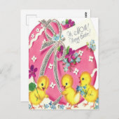  Briefkaart voor Hi Happy Pasen (Voorkant / Achterkant)