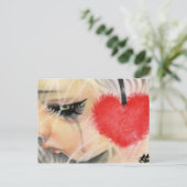 Briefkaart voor hoofdtelefoon Doll (Staand voorkant)