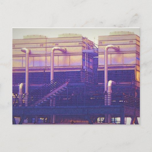 Briefkaart voor industrieel platform (Voorkant)