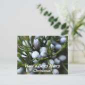 Briefkaart voor kerst (Staand voorkant)