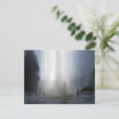 Briefkaart voor kerst van de cowboykerk (Staand voorkant)