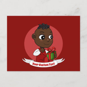 Briefkaart voor kerstbaby