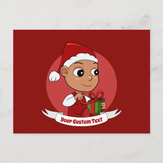 Briefkaart voor kerstbaby (Voorkant)