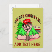 Briefkaart voor kerstfeestdagen OHIO (Voorkant / Achterkant)