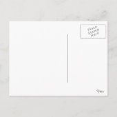 Briefkaart voor kerstfotografie (Achterkant)