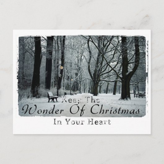 Briefkaart voor kerstfotografie (Voorkant)