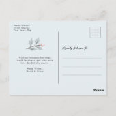 Briefkaart voor kerstfoto's (Achterkant)