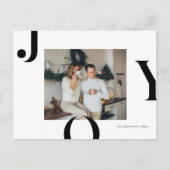Briefkaart voor kerstfoto's Black Joy (Voorkant)