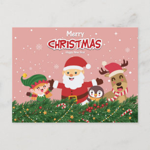 Briefkaart voor kerstmis