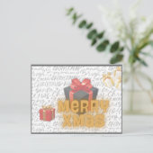 Briefkaart voor kerstmis (Staand voorkant)