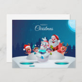 Briefkaart voor kerstmis (Voorkant / Achterkant)