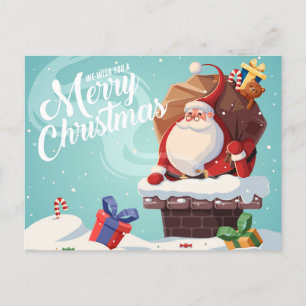 Briefkaart voor kerstmis