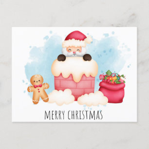 Briefkaart voor kerstmis