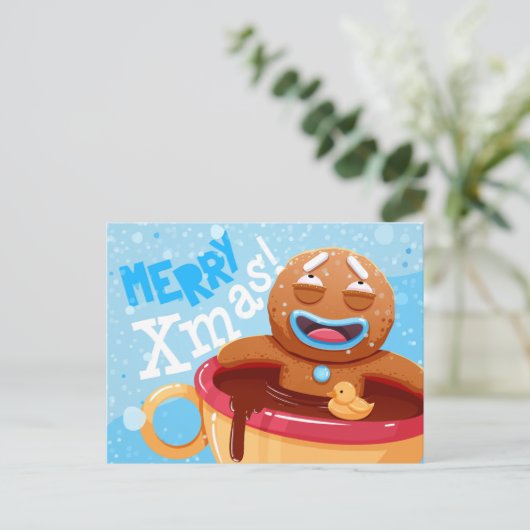 Briefkaart voor kerstmis (Staand voorkant)