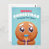 Briefkaart voor kerstmis (Voorkant / Achterkant)