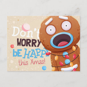 Briefkaart voor kerstmis