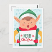 Briefkaart voor kerstmis (Voorkant / Achterkant)