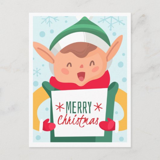 Briefkaart voor kerstmis (Voorkant)