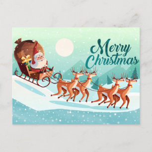 Briefkaart voor kerstmis