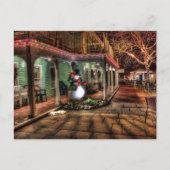 briefkaart voor kerstsneeuwpoppen (Voorkant)