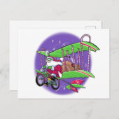 Briefkaart voor kerstvliegers (Voorkant / Achterkant)