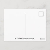 Briefkaart voor kleurrijk floreel ontwerp (Achterkant)