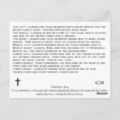 Briefkaart voor korte-termijndienstreizen (Achterkant)