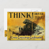 Briefkaart voor kruisvaarders (Voorkant / Achterkant)