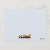 Briefkaart voor kunstmatig vervoer (Achterkant)