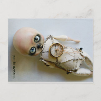 briefkaart voor kunstpop