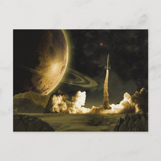  Briefkaart voor lancering van raketten (Voorkant)