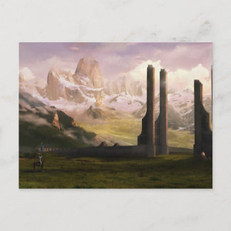 Briefkaart voor landschapskunst