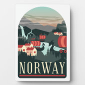 Briefkaart voor landschapsreizen fotoplaat (voorkant)