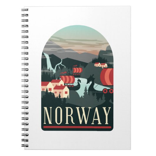 Briefkaart voor landschapsreizen notitieboek (Voorkant)