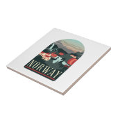 Briefkaart voor landschapsreizen tegeltje (Zijkant)