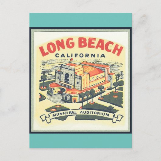 Briefkaart voor langeafstandsreizen    in Californ (Voorkant)