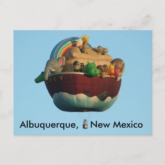 Briefkaart voor luchtballonnetjes (Voorkant)