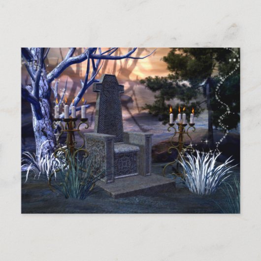 Briefkaart voor magische stoelen (Voorkant)