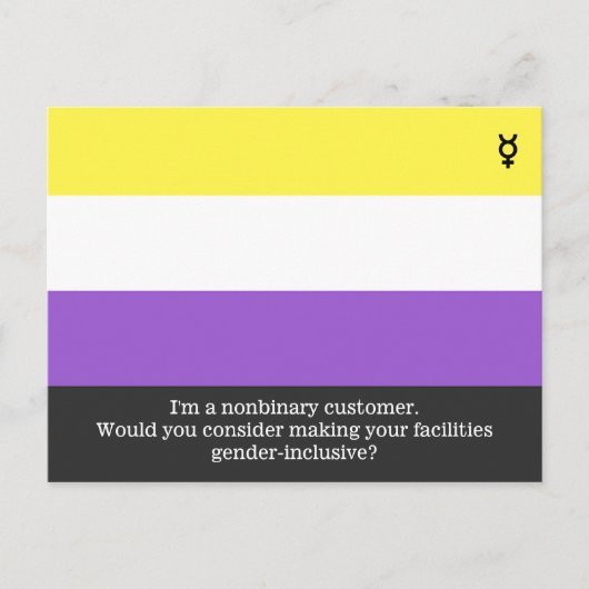 Briefkaart voor managers (Voorkant)