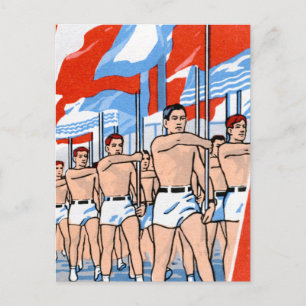 Briefkaart voor markeringsboys