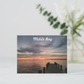 Briefkaart voor mobiele bay Sunset (Staand voorkant)