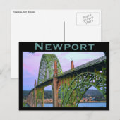 Briefkaart voor Newport (OR) (Voorkant / Achterkant)