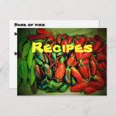 Briefkaart voor nuttige toepassing (Chilies) (Voorkant / Achterkant)