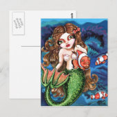 Briefkaart voor onderwatervriendschap (Voorkant / Achterkant)